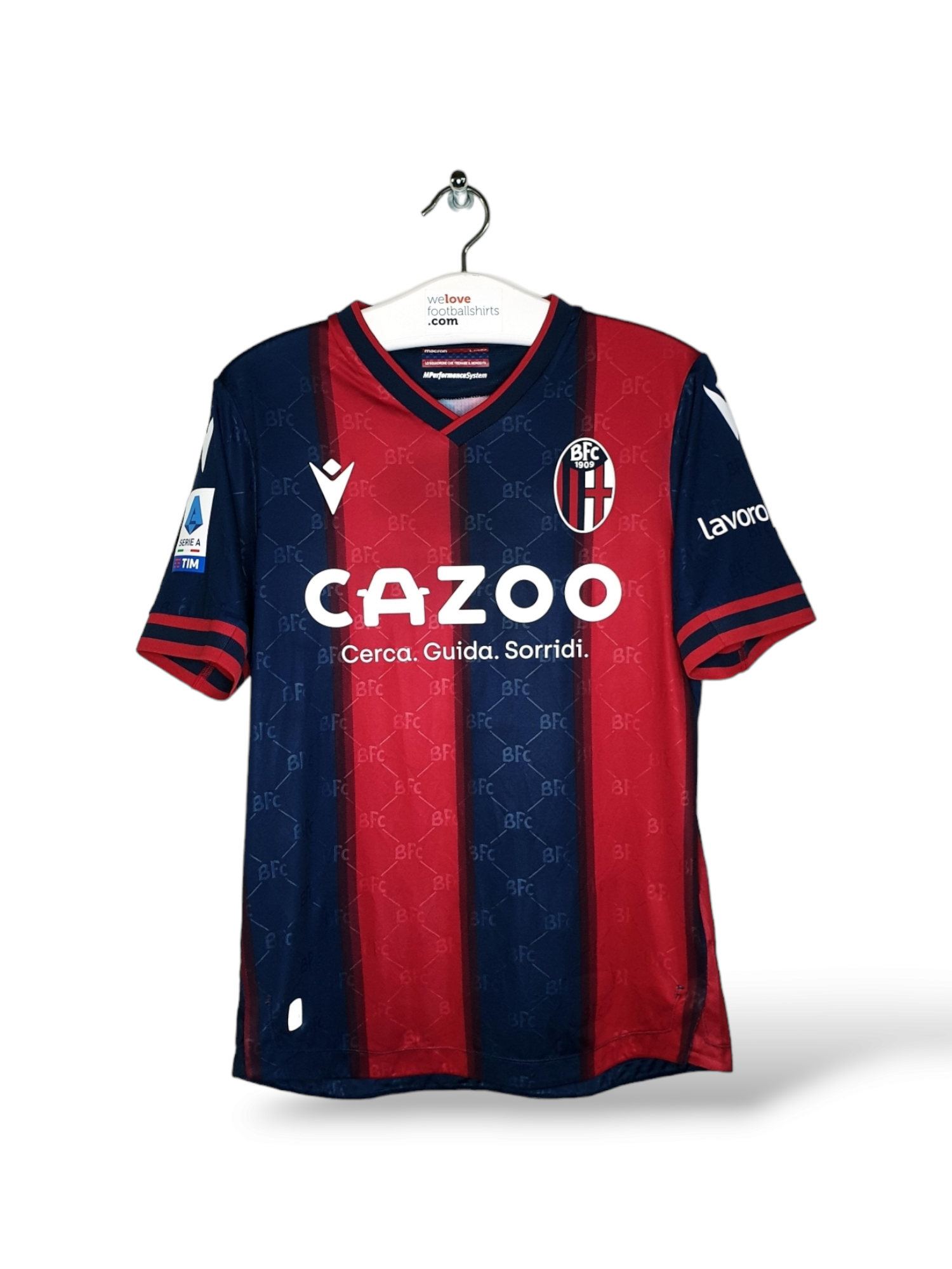 Macron Original Macron Matchworn football shirt Bologna FC 1909 2022/23