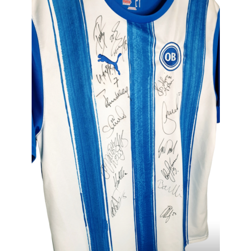 Puma Origineel Puma gesigneerde voetbalshirt Odense BK