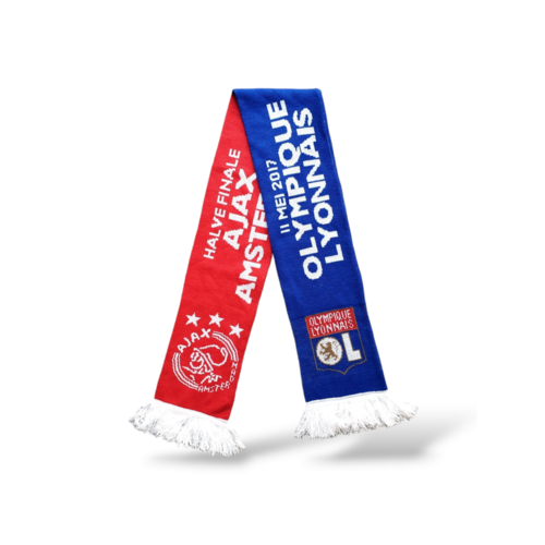 Scarf Original Football Scarf AFC Ajax - Olympique Lyonnais