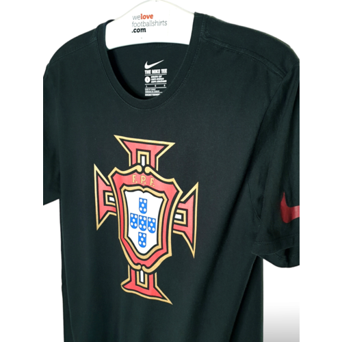 Nike Original Fanwear Baumwoll-Fußball-Vintage-T-Shirt Portugal