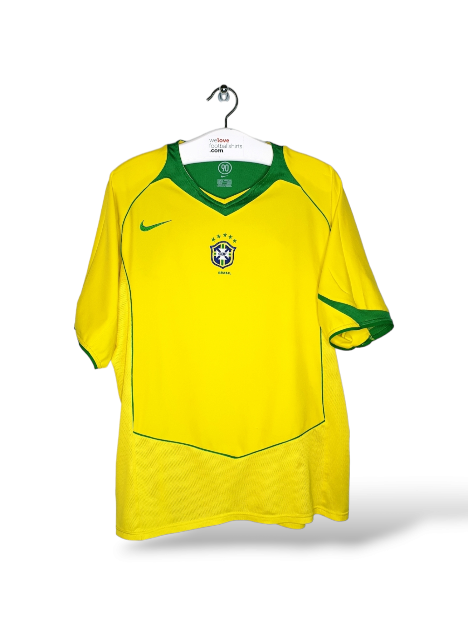 Vintage 2000's Nike BRAZIL Training Shirt Jersey Maillot Maglia