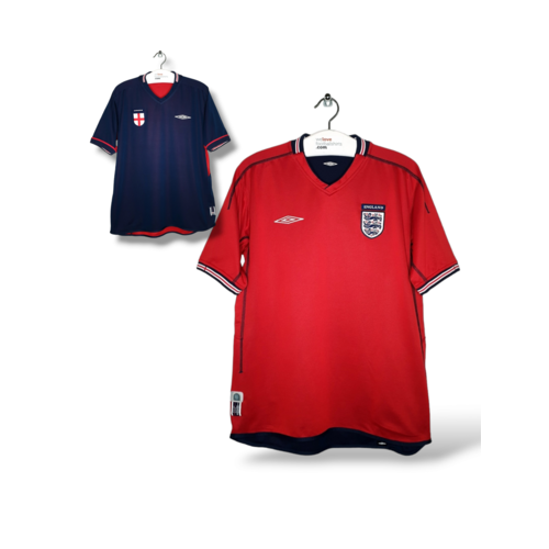 Umbro Origineel Umbro dubbelzijdig voetbalshirt Engeland 2002/04