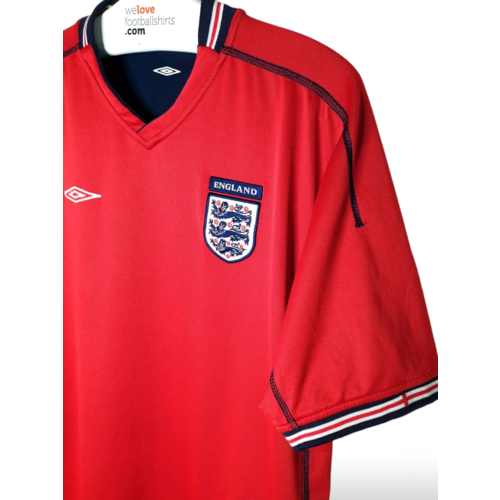 Umbro Origineel Umbro dubbelzijdig voetbalshirt Engeland 2002/04