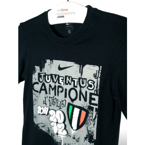 Nike Original Nike Baumwoll-Fußball-Vintage-T-Shirt Juventus 2011/12