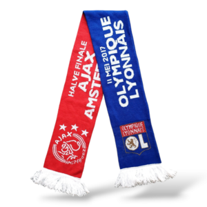 Scarf Football Scarf AFC Ajax - Olympique Lyonnais