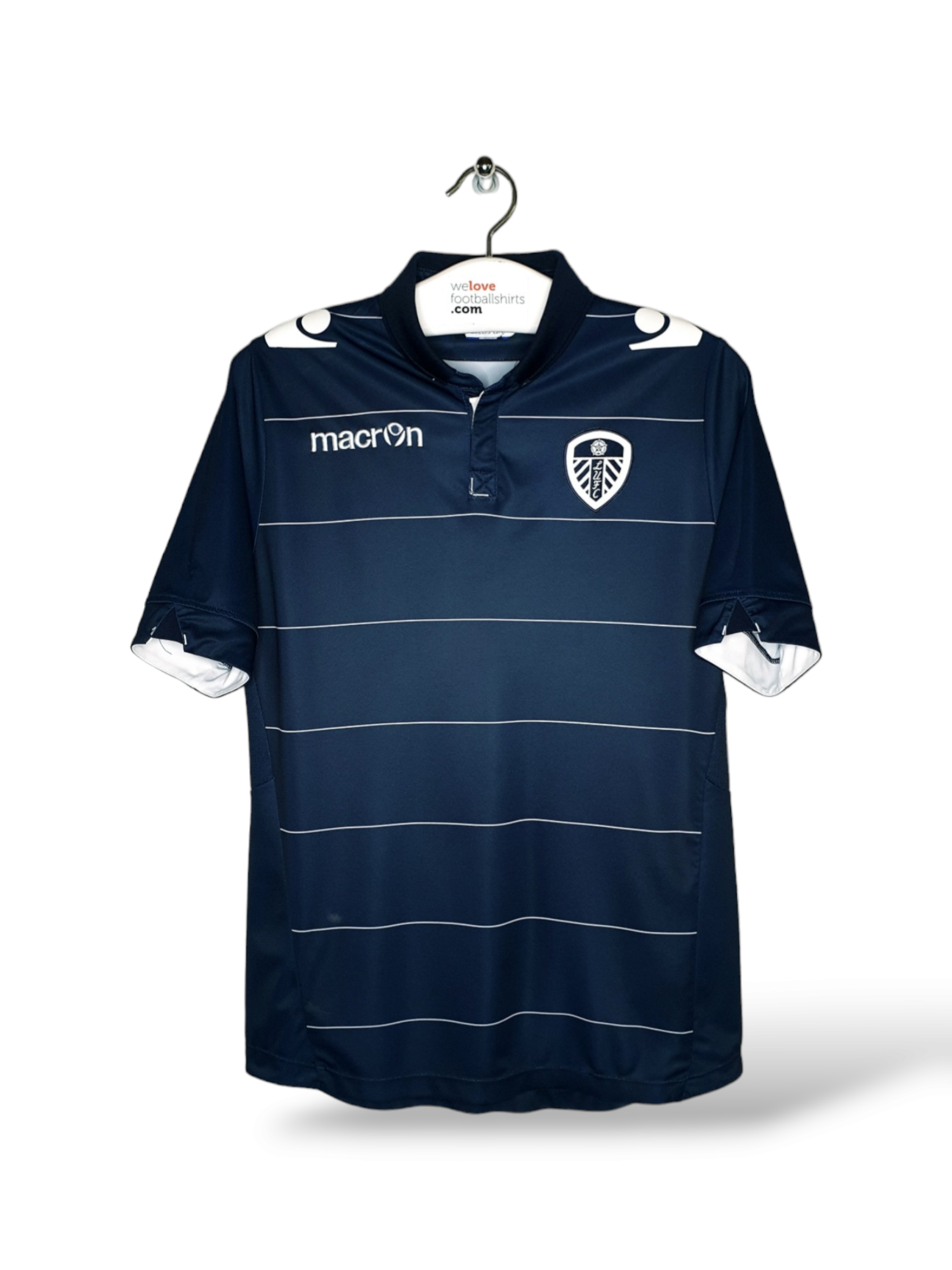 Leeds United 2014-2015 Away Football Shirt Macron Soccer Jersey Tight size M