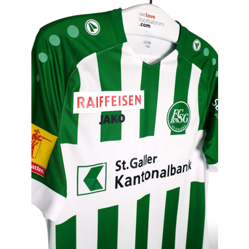 Jako Origineel Jako voetbalshirt FC St. Gallen 2020/21