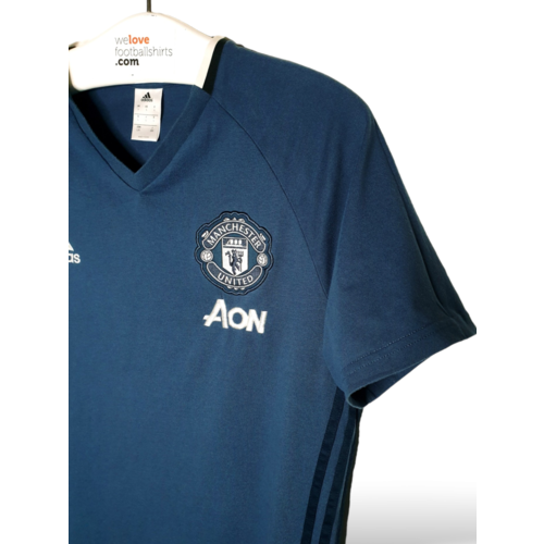 Adidas Original Adidas Baumwoll-Fußball-Vintage-T-Shirt Manchester United 2016/17