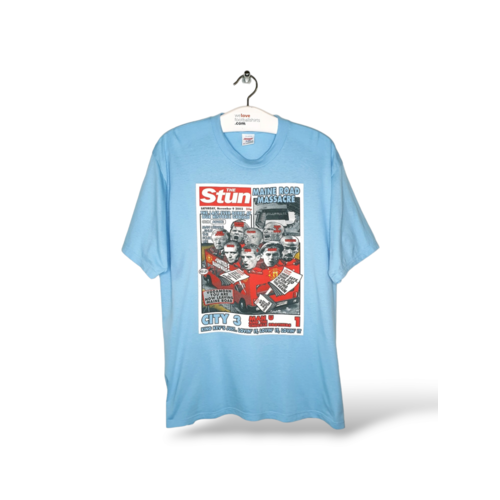 Fanwear Original Fanwear cotton football vintage t-shirt Manchester City