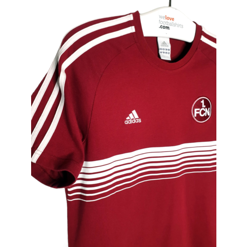 Adidas Original Adidas Baumwoll-Fußball-Vintage-T-Shirt 1. FC Nurnberg