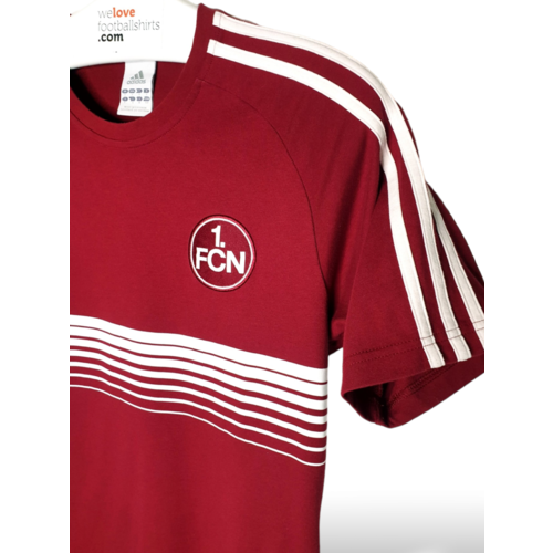 Adidas Original Adidas Baumwoll-Fußball-Vintage-T-Shirt 1. FC Nurnberg