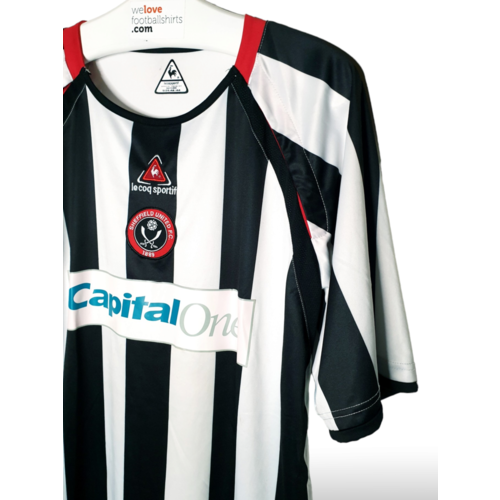 Le Coq Sportif Origineel Matchworn Le Coq Sportif voetbalshirt Sheffield United 2006/07