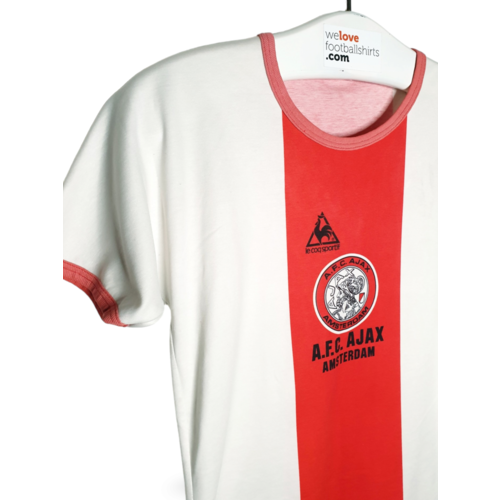 Le Coq Sportif Origineel Le Coq Sportif katoen voetbal vintage t-shirt AFC Ajax 70s