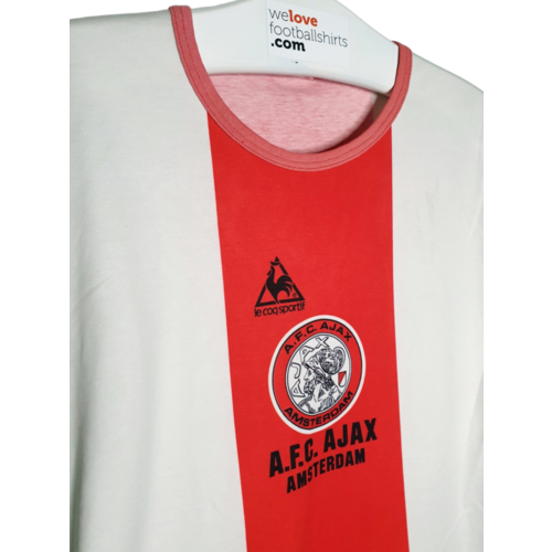Le Coq Sportif Origineel Le Coq Sportif katoen voetbal vintage t-shirt AFC Ajax 70s