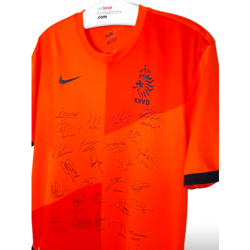 Nike Original Nike signed football shirt Netherlands EURO 2012