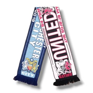 Scarf Voetbalsjaal Manchester United - Manchester City