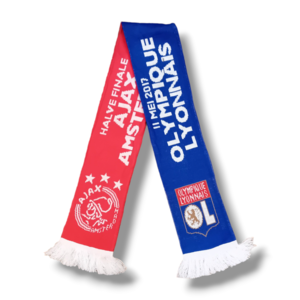 Scarf Football Scarf AFC Ajax - Olympique Lyonnais