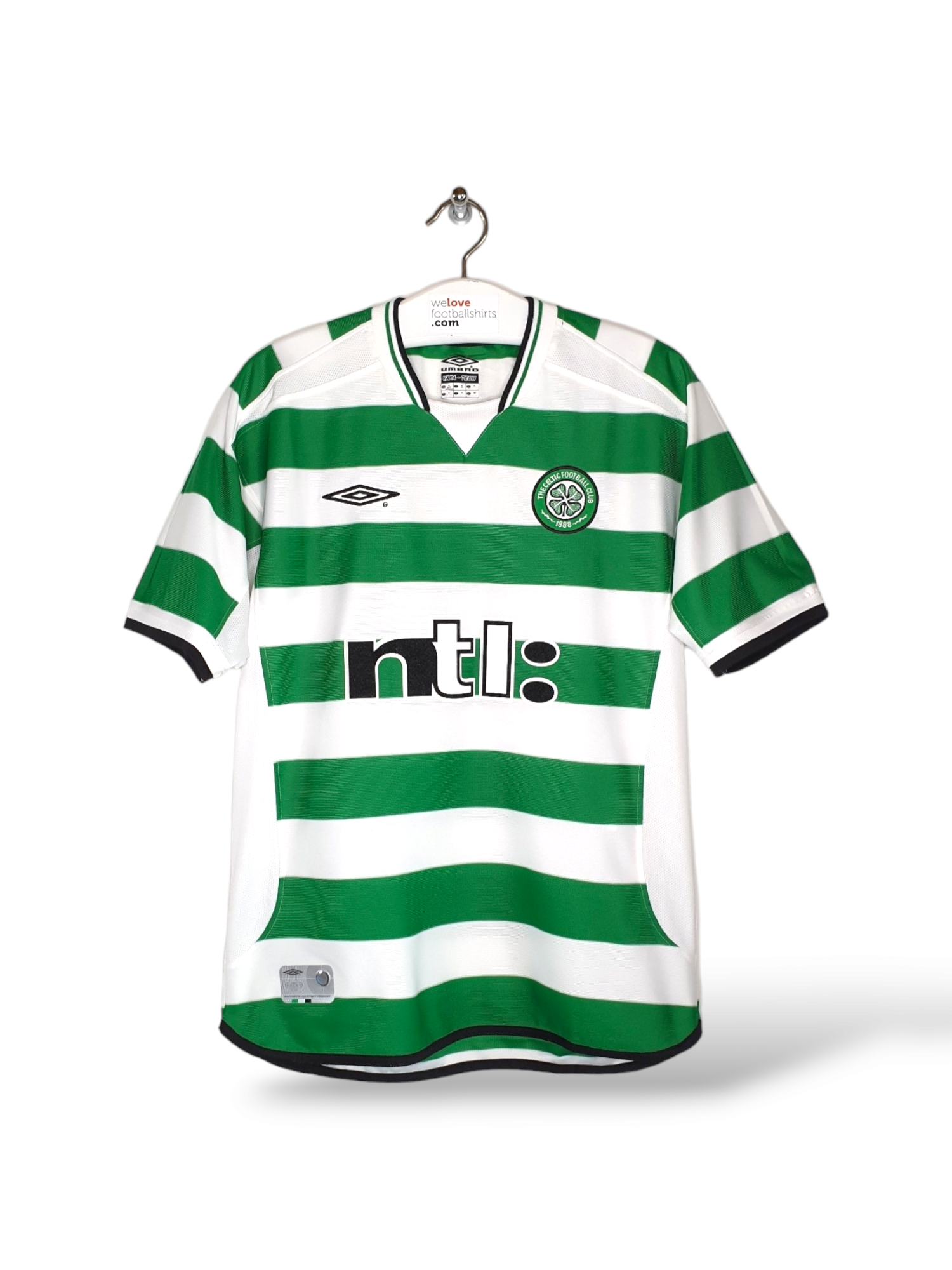 Umbro football shirt Celtic 2001/02 - Welovefootballshirts.com