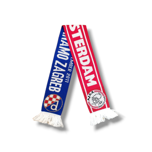 Scarf Originaler Fußballschal AFC Ajax - Dinamo Zagreb