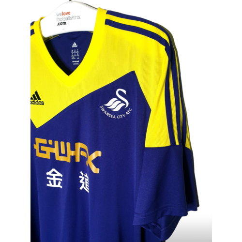 Adidas Origineel retro vintage voetbalshirt Swansea City 2013/14