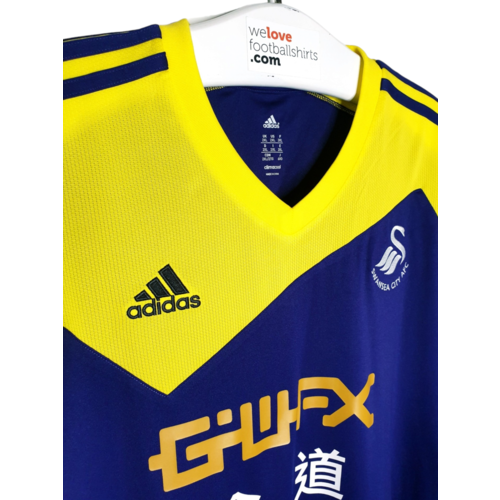 Adidas Origineel retro vintage voetbalshirt Swansea City 2013/14