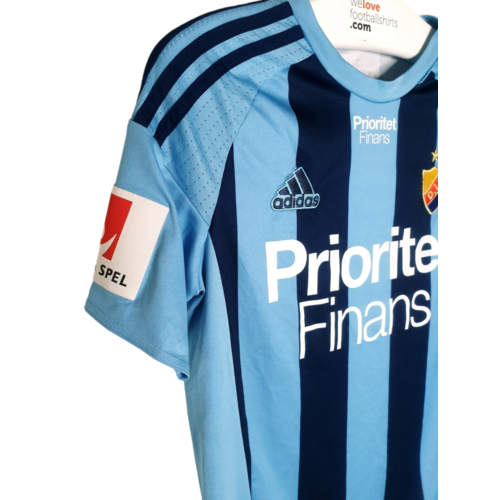 Adidas Original retro vintage football shirt Djurgårdens IF Fotboll 2015/16