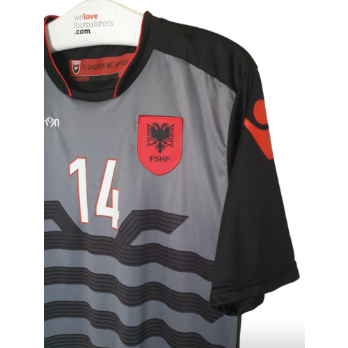 Macron Origineel retro vintage voetbalshirt Albanië 2016/17