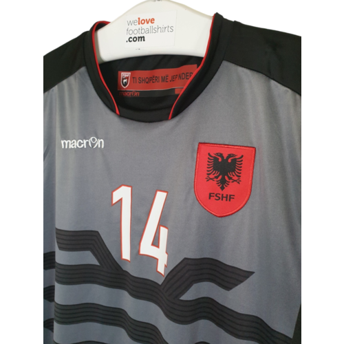 Macron Origineel retro vintage voetbalshirt Albanië 2016/17