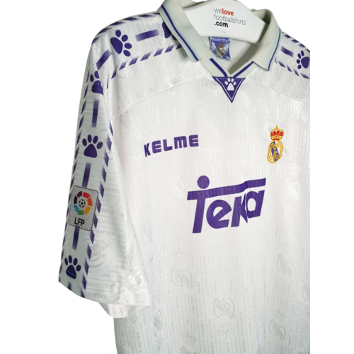 Kelme Origineel retro vintage voetbalshirt Real Madrid CF 1996/97