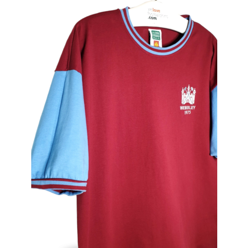 Score Draw Original retro vintage football shirt West Ham United FA Cup Final 1975