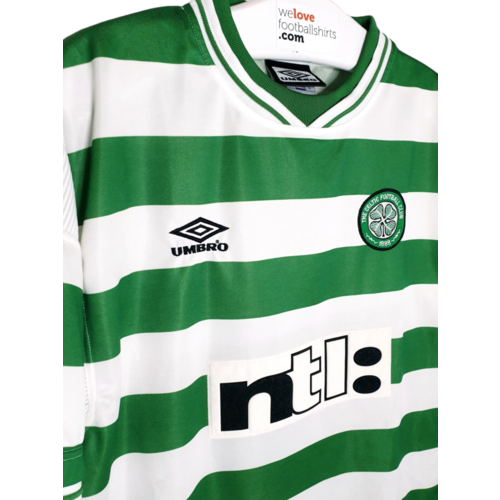 Umbro Original Retro-Vintage-Fußballtrikot Celtic F.C. 1999/01