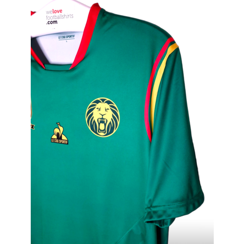 Le Coq Sportif Original Retro-Vintage-Fußballtrikot Kamerun World Cup 2022