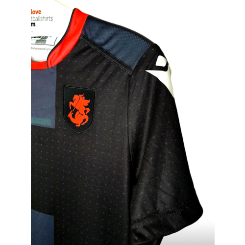 Macron Original Retro-Vintage-Fußballtrikot Georgien EURO 2024