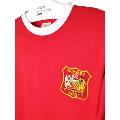 Fanwear Original Retro-Vintage-Fußballtrikot Manchester United Wembley 1963