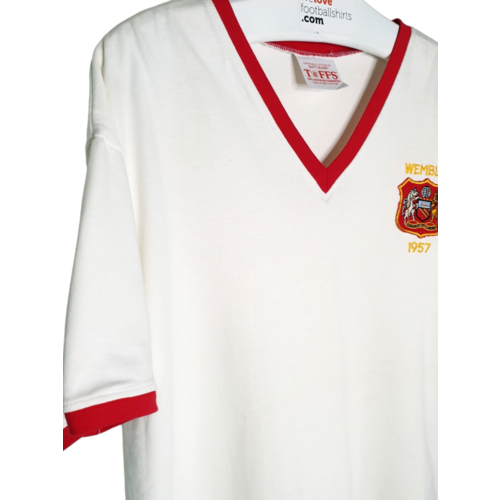 Toffs Original retro vintage football shirt Manchester United FA Cup Final 1957