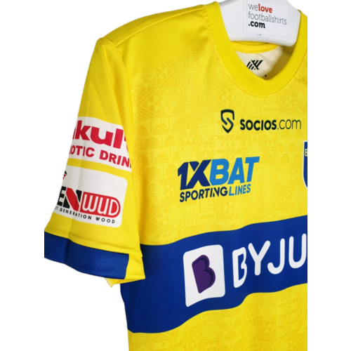 Six5Six Original Retro-Vintage-Fußballtrikot Kerala Blasters FC 2022/23