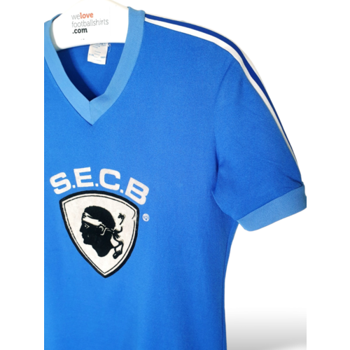 Adidas Original Retro-Vintage-Fußballtrikot SC Bastia 1977/78