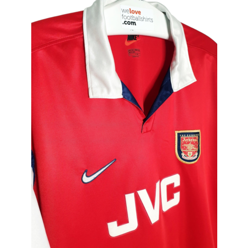 Nike Original Retro-Vintage-Fußballtrikot Arsenal 1998/99