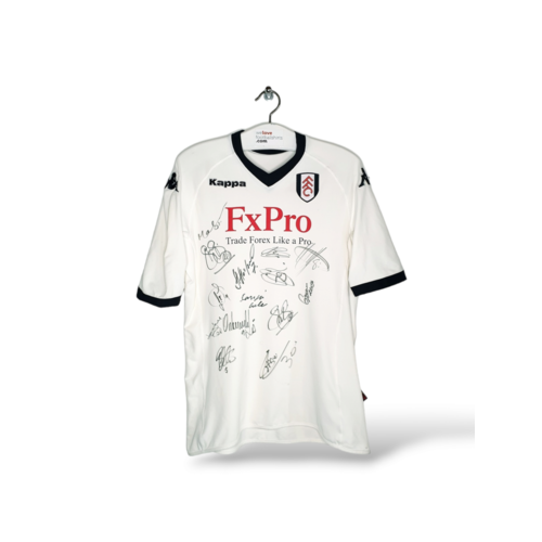 Kappa Original signiertes Vintage-Fußballtrikot Fulham 2011/12