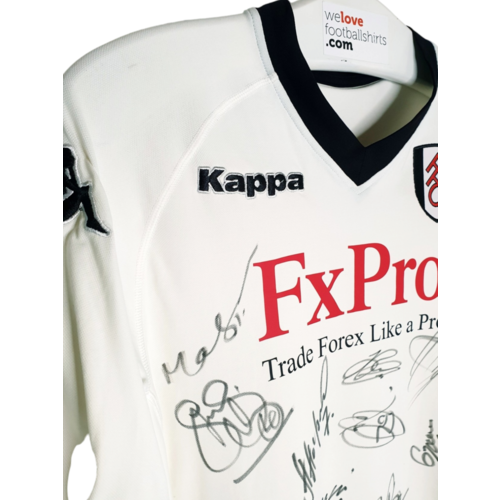 Kappa Original signed vintage football shirt Fulham 2011/12