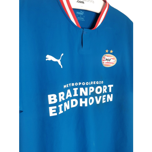 Puma Origineel Puma Matchworn en gesigneerd voetbalshirt PSV Eindhoven 2022/23