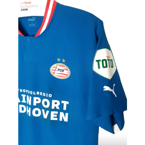 Puma Origineel Puma Matchworn en gesigneerd voetbalshirt PSV Eindhoven 2022/23