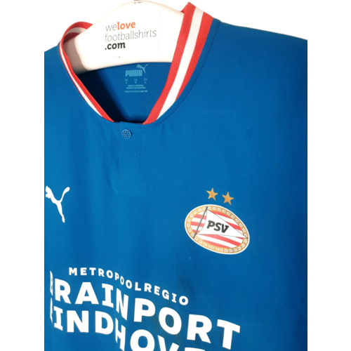 Puma Original Puma Matchworn und signiertes Fußballtrikot PSV Eindhoven 2022/23