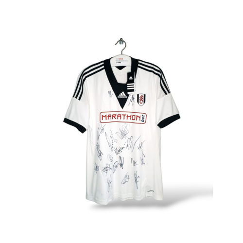 Adidas Original signiertes Vintage-Fußballtrikot Fulham 2013/14