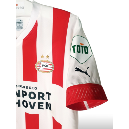 Puma Origineel Puma Matchworn en gesigneerd voetbalshirt PSV Eindhoven 2022/23