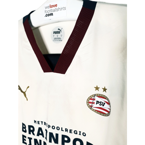 Puma Original Puma Matchworn und signiertes Fußballtrikot PSV Eindhoven 2023/24