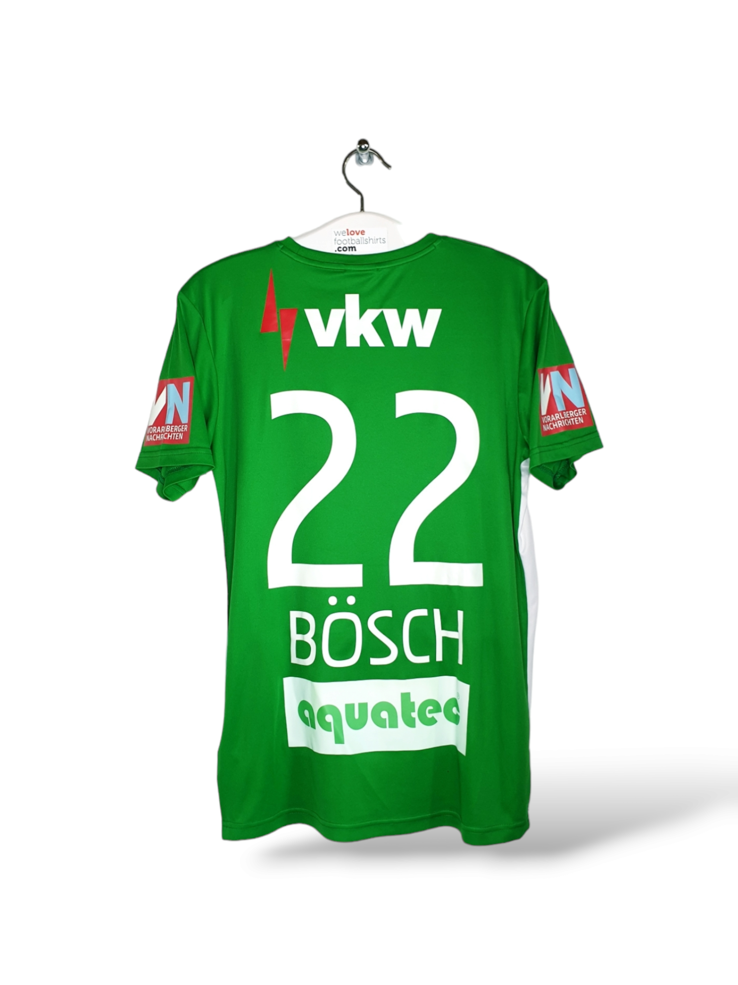 maillot de joueur original porté match Autriche Lustenau