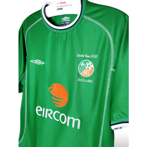 Umbro Origineel retro vintage voetbalshirt Ierland World Cup 2002