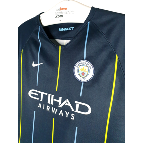 Nike Origineel retro vintage voetbalshirt Manchester City 2018/19