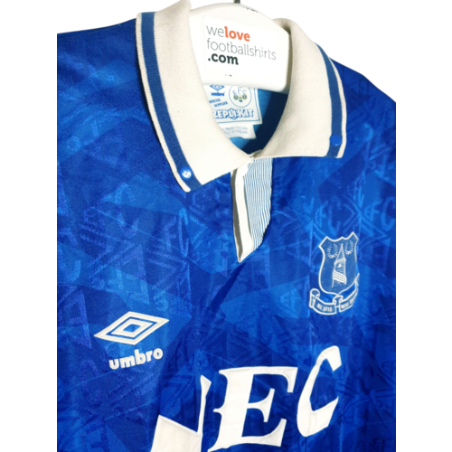 Umbro Original retro vintage football shirt Everton 1991/93